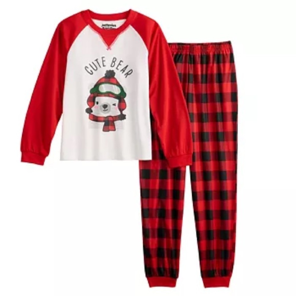 Jammies For Your Families Cute Bear Pajama Set by Cuddl Duds: SIZE 16 PLUS